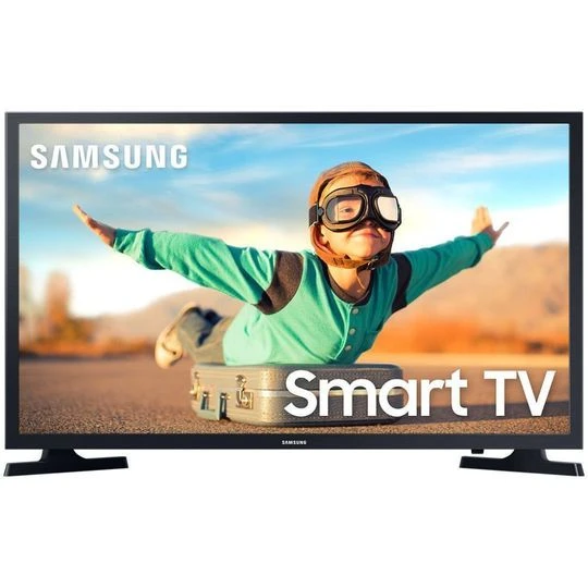 Smart TV Storeunicsamung 32 Polegadas T4300 LED HD com HDR Sistema Operacional Tizen Wi-Fi