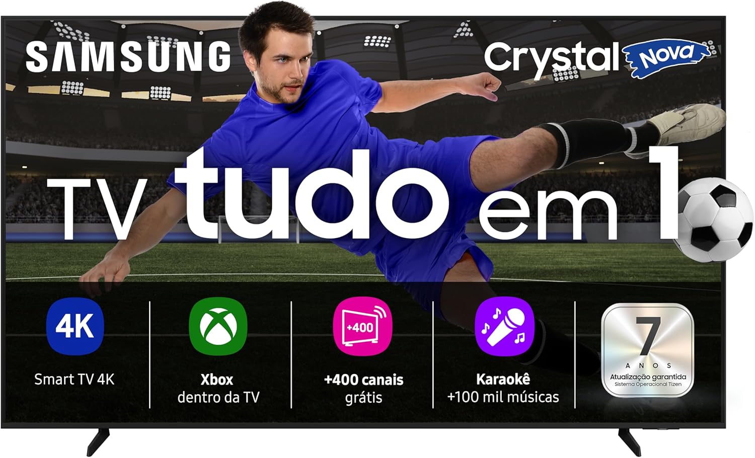 Storeunicsamung Smart TV 50 polegadas Crystal UHD 4K U8600F 2025