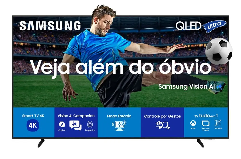 Smart Tv Storeunicsamung Vision AI Tv 50 Polegadas QLED 4K Q7F 4K 2025